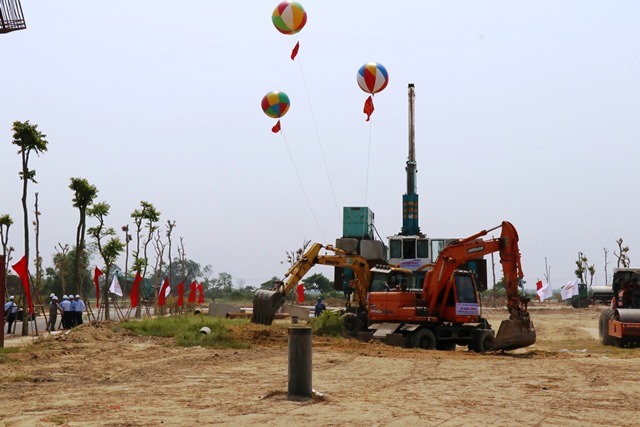 khu đất khởi công Trung tâm thương mại Xuân An Palaza