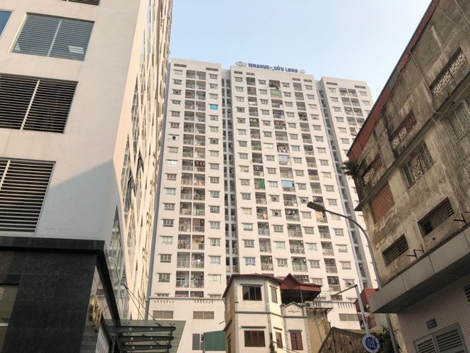 Khu chung cư xảy ra sự việc. Ảnh: TQ.