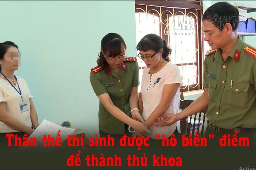 Cán bộ Sở GDĐT Sơn La đã phù phép cho nhiều thí sinh từ điểm liệt thành thủ khoa các trường đại học.