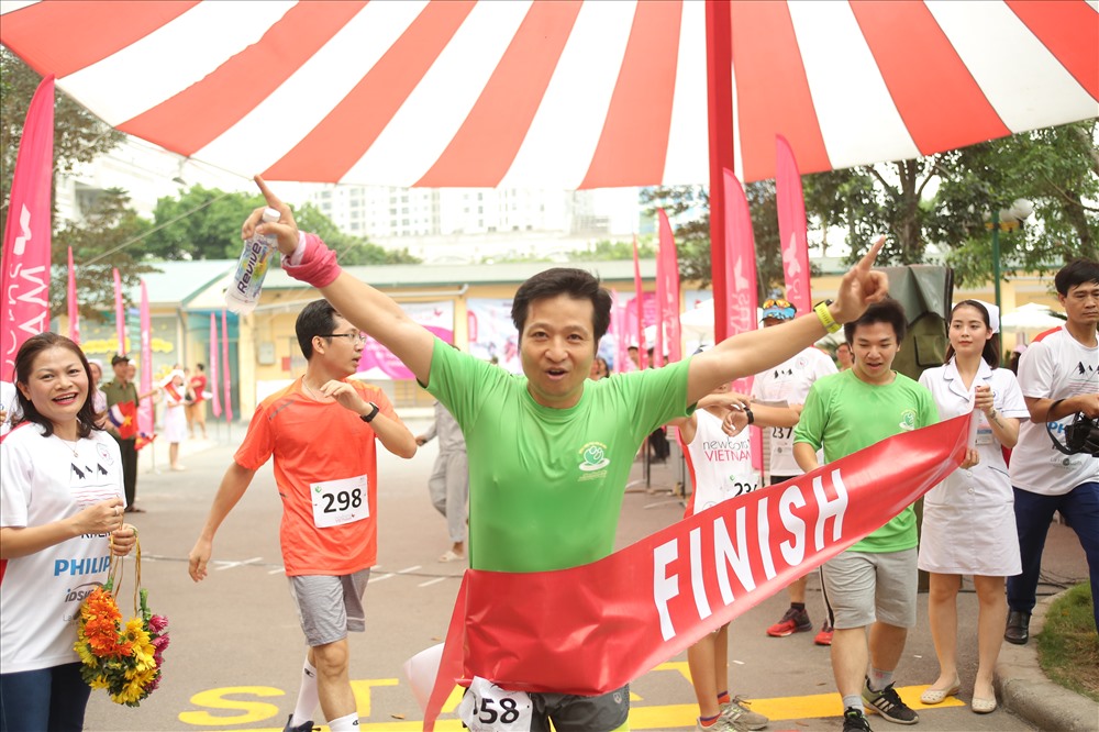 Anh Nguyễn Quý Kiên về đích đầu tiên.
