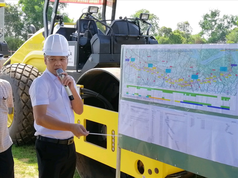 Ông Mai Mạnh Hồng - Tổng GĐ Công ty BOT Trung Lương - Mỹ Thuận. Ảnh: C.H