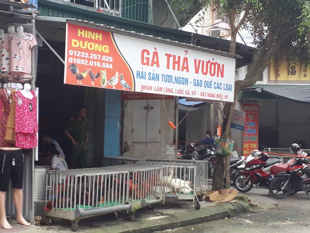 Hiện trường nơi xảy ra vụ việc.