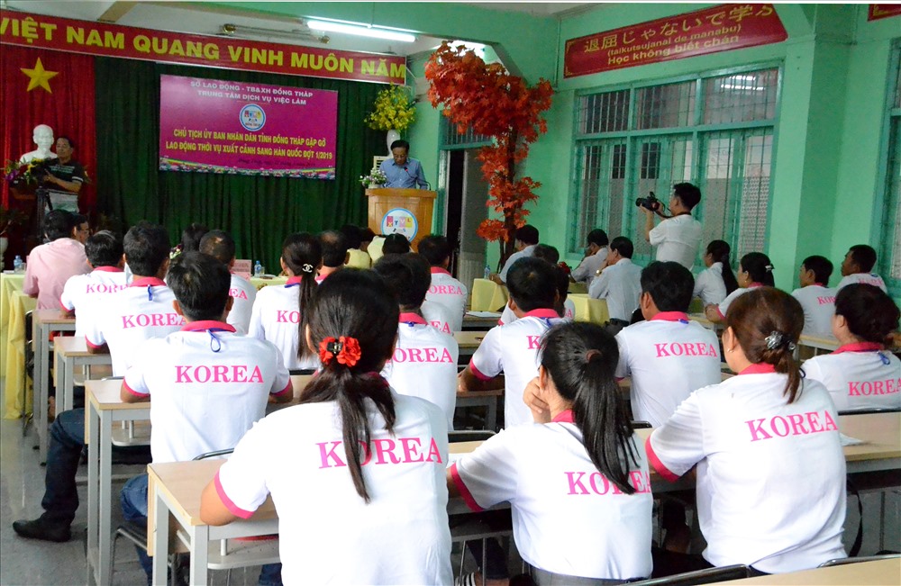 Có 51 lao động Đồng Tháp trúng tuyển sang Hàn Quốc làm việc thời vụ đợt 1/2019. Ảnh: Lục Tùng