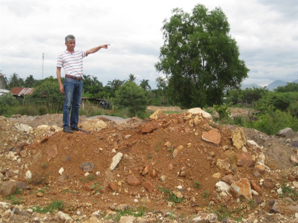 Ông Trương Văn Quang - chủ đầu tư dự án Vườn Tài. Ảnh: C.H