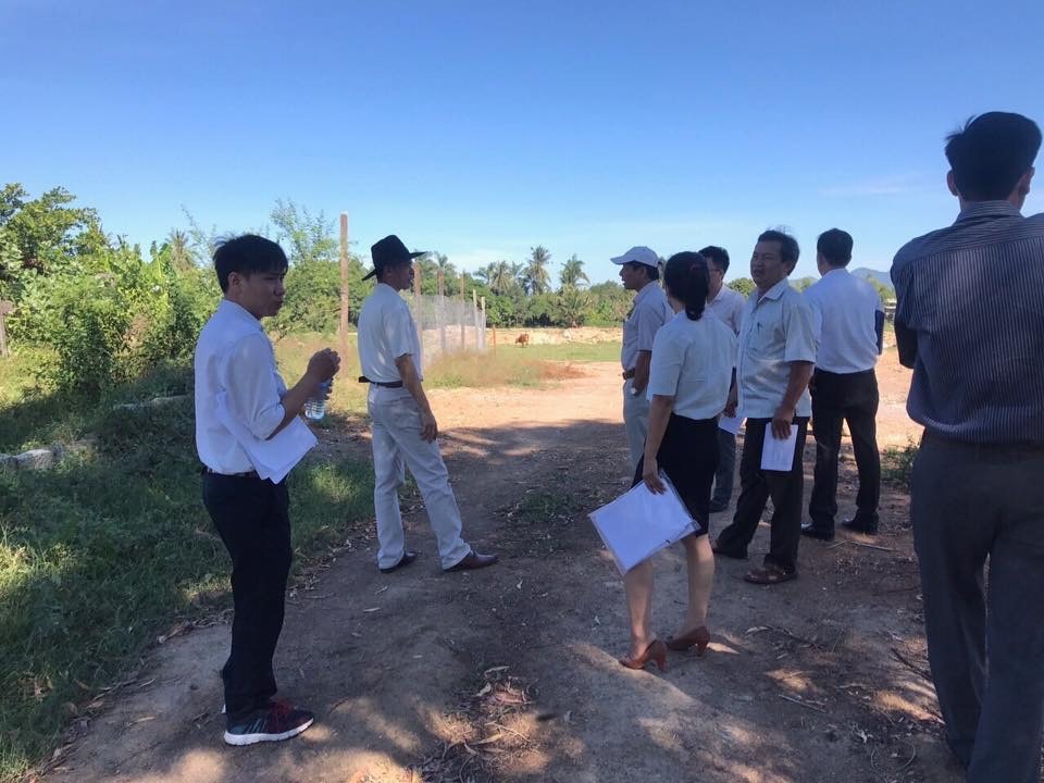 Nhiều đoàn thanh - kiểm tra dự án Vườn Tài. Ảnh: C.H