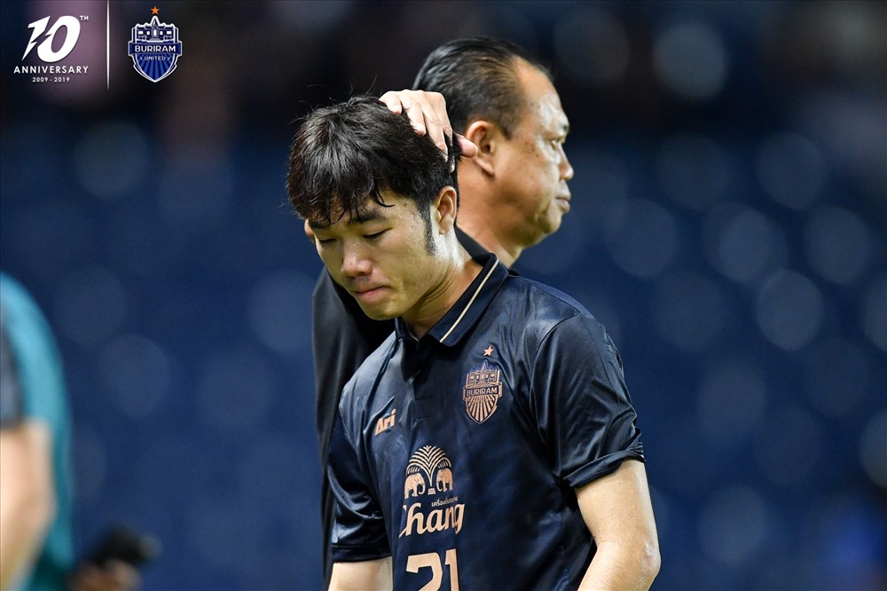 Xuân Trường chưa có nhiều cơ hội thể hiện ở Buriram United. Ảnh Buriram United