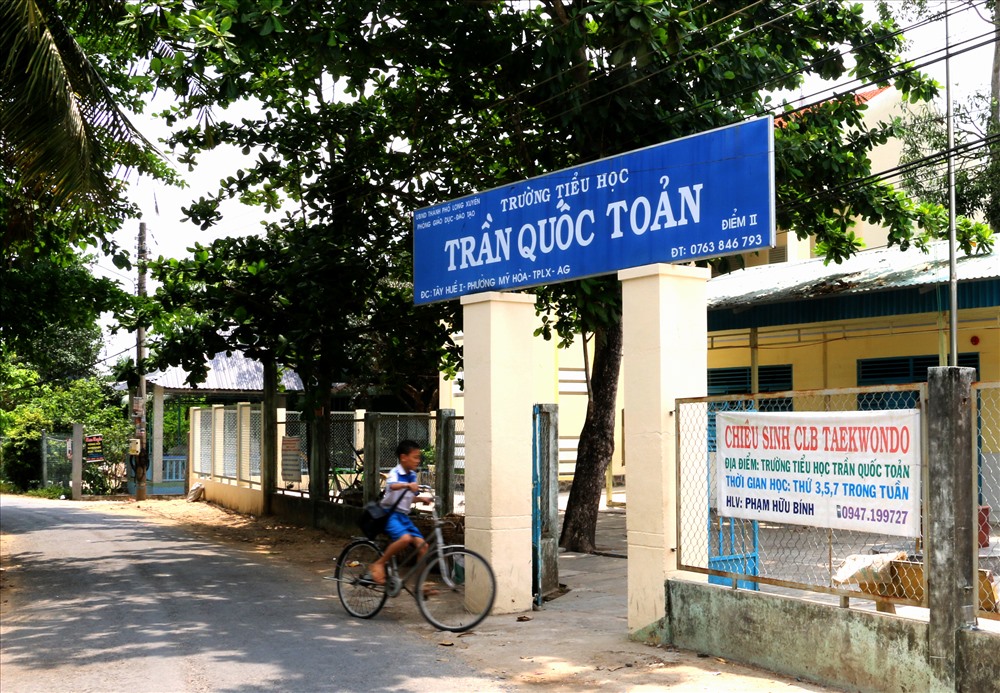 Trường Tiểu học Trần Quốc Toản. Ảnh: LT
