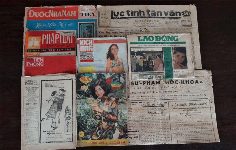 Những tờ báo cũ được phát hành trước 1975 với hàng loạt các tên tuổi lớn vẫn còn tồn tại đến ngày nay như: Tiền phong, Pháp luật, Phụ nữ,...