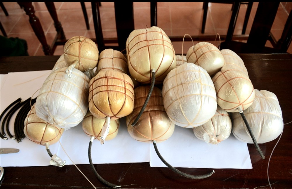 Tang vật vụ án.