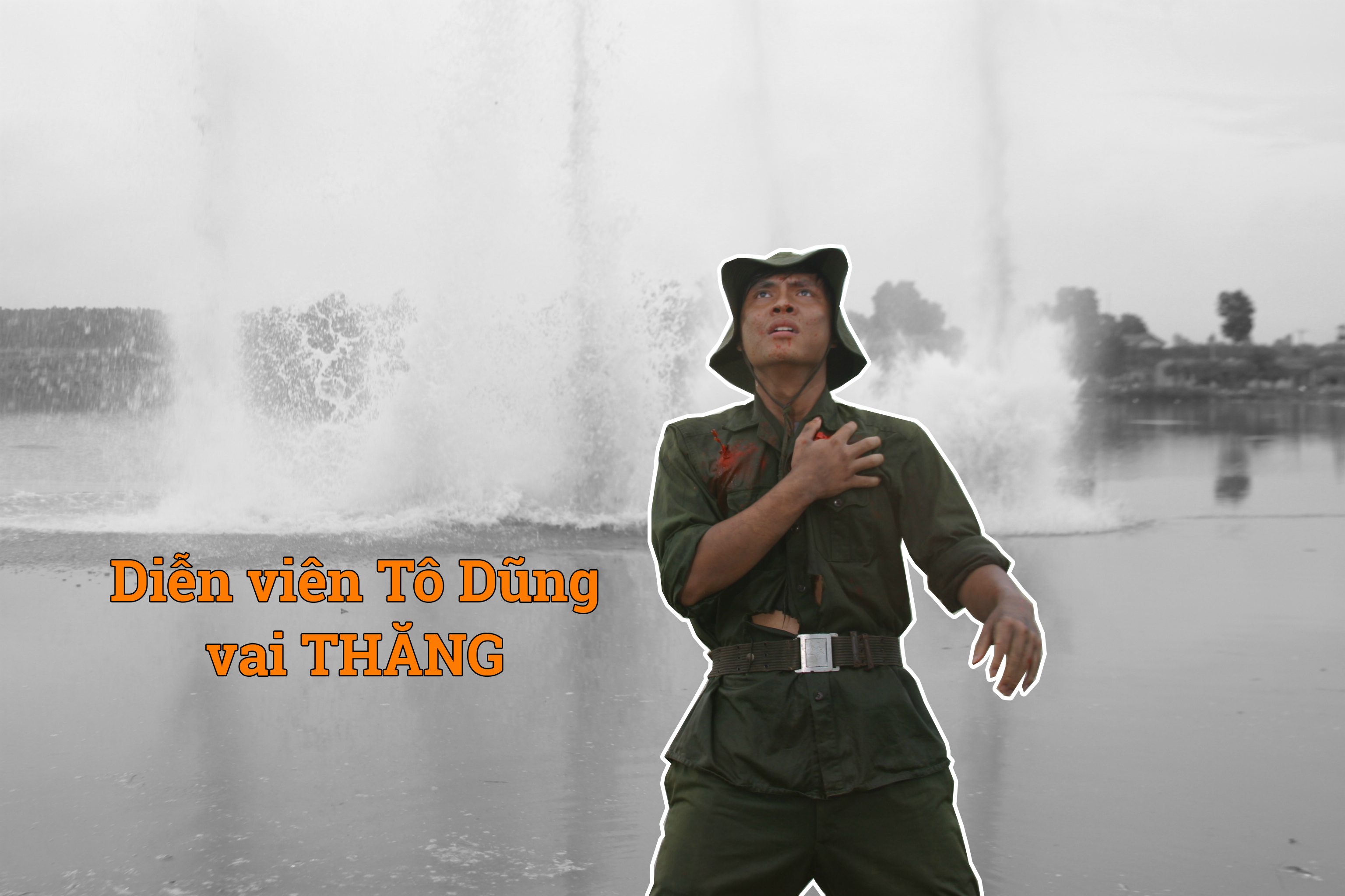 Diễn viên trẻ Tô Dũng đảm nhiệm vai Thăng. Anh lính Thăng đã hi sinh khi đang nối dây liên lạc cho các đồng đội.