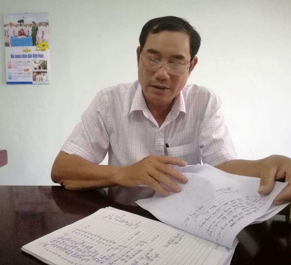 Ông Trần Đình Hậu, Chủ tịch UBND xã Kỳ Phú
