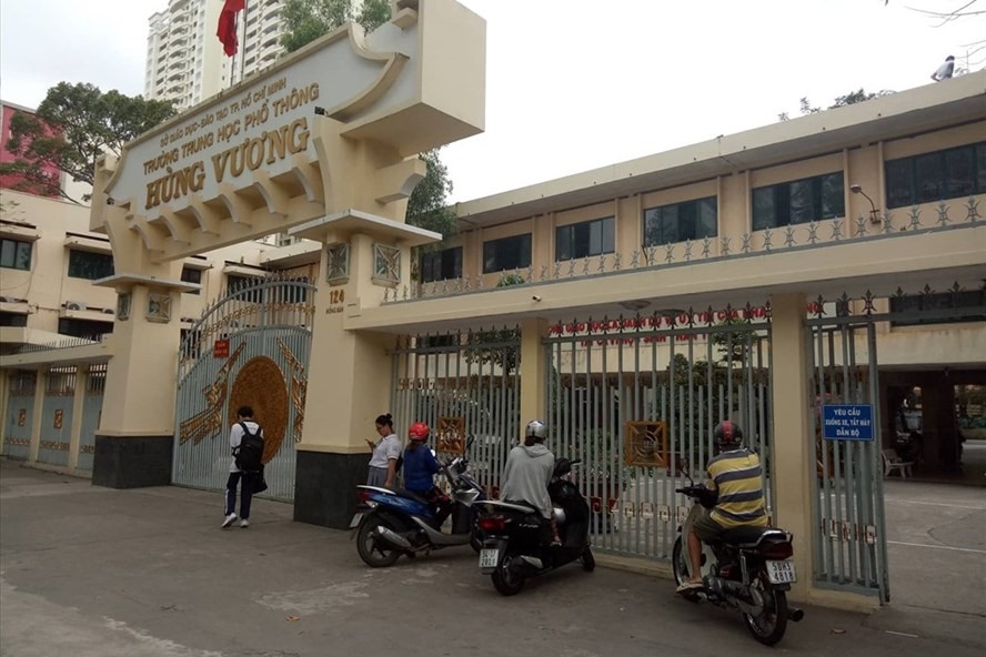 Trường THPT Hùng Vương. Ảnh: Anh Nhàn