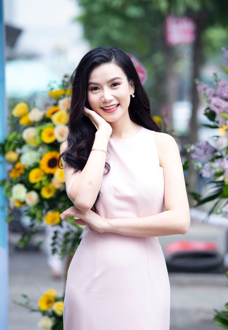 Nhan sắc xinh đẹp của diễn viên Lương Giang.