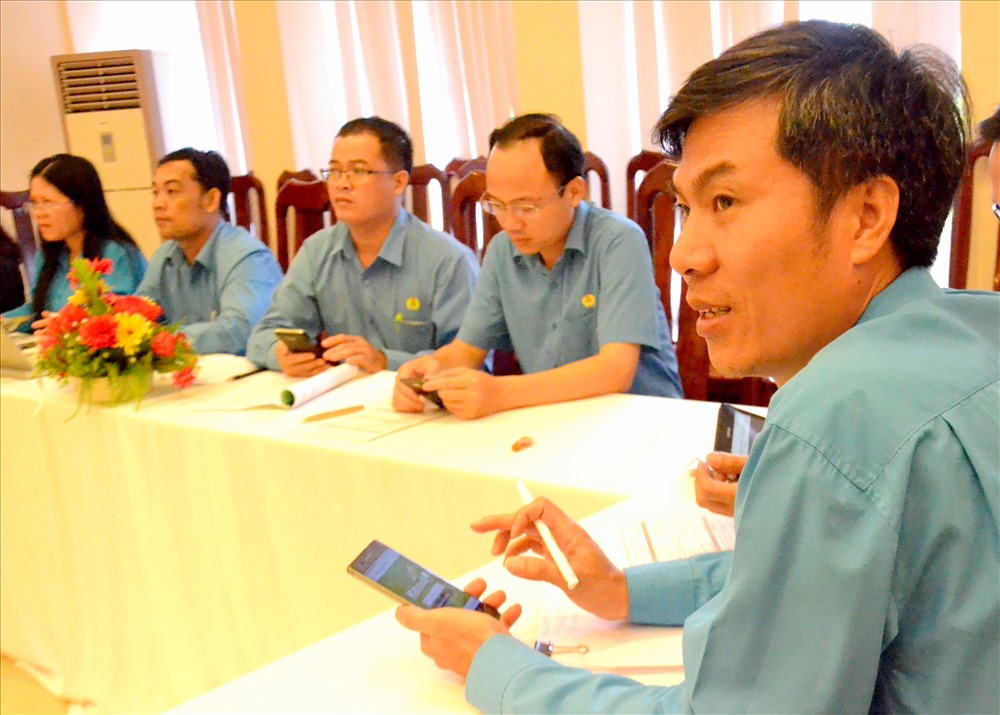 Học viên là cán bộ lãnh đạo LĐLĐ tỉnh, Công đoàn các Khu Công nghiệp.... Ảnh: Lục Tùng