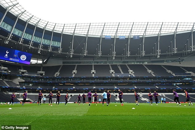 Man City đã có mặt ở sân đối thủ. Ảnh:Getty.