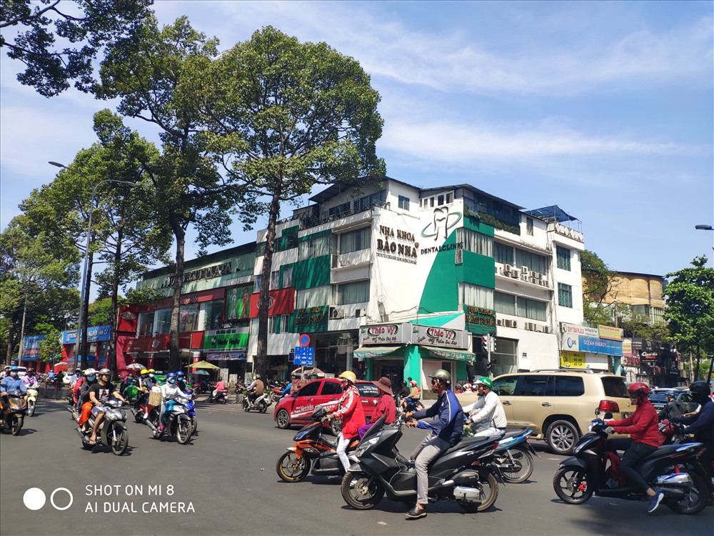 Khu vực đất vàng mà Học viện cho rằng Cty Duy Tân đang sử dụng “trái luật”