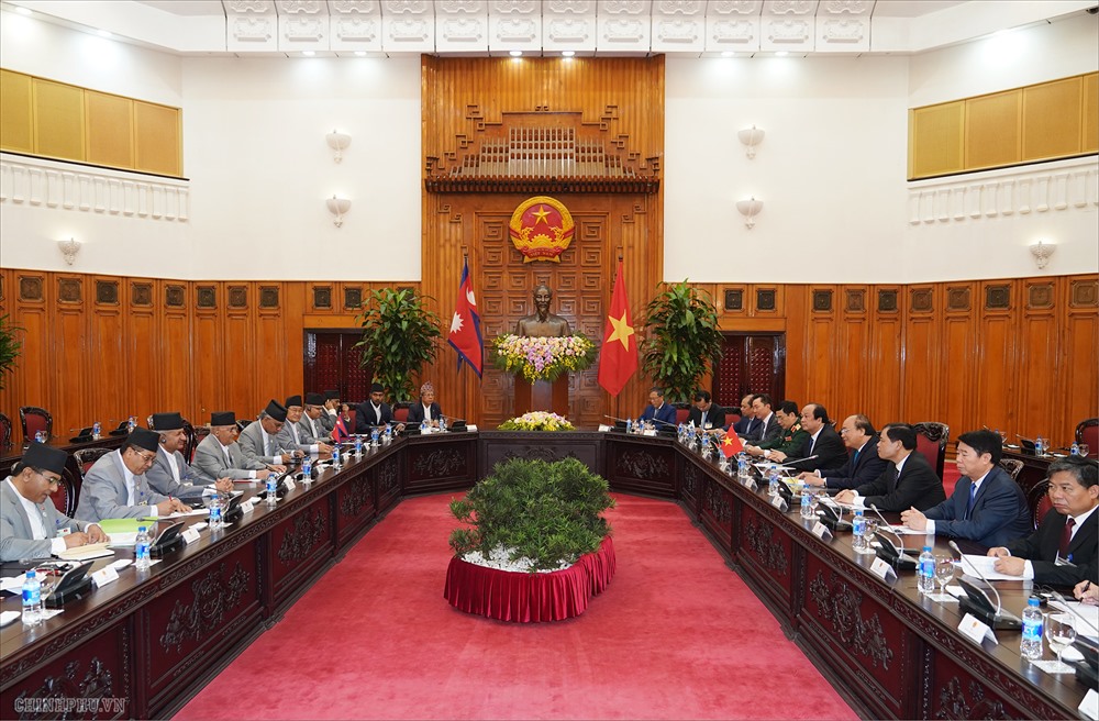 Quang cảnh cuộc hội đàm. Ảnh: VGP.