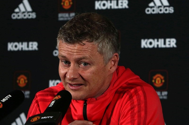 HLV Solskjaer có nguy cơ bị MU sa thải. Ảnh REUTERS