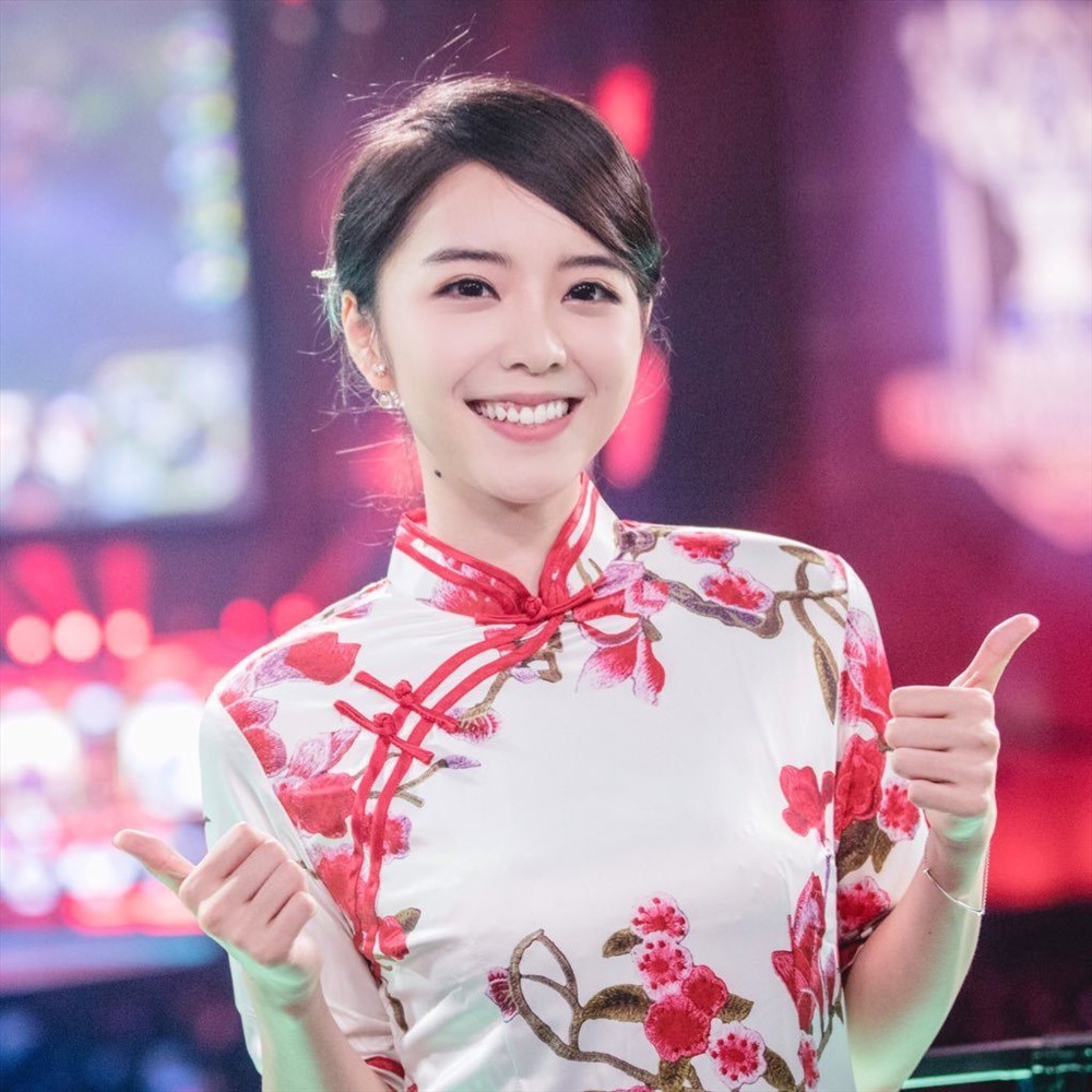 MC Candice của khu vực LPL (Trung Quốc). Ảnh: V.H.