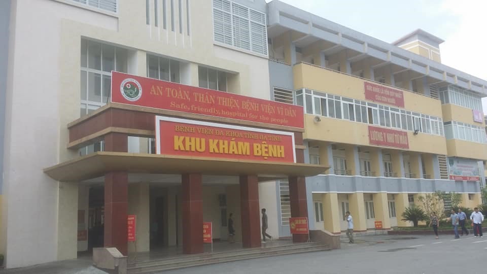 Bệnh viện đa khoa Hà Tĩnh, nơi xảy ra sự việc