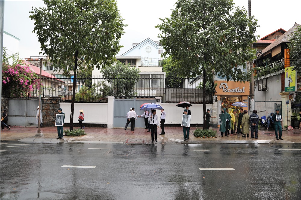 Căn nhà thân yêu của nguyên Chủ tịch nước Lê Đức Anh trên đường Pastuer trước khi linh xa ghé qua. Ảnh: Trường Sơn