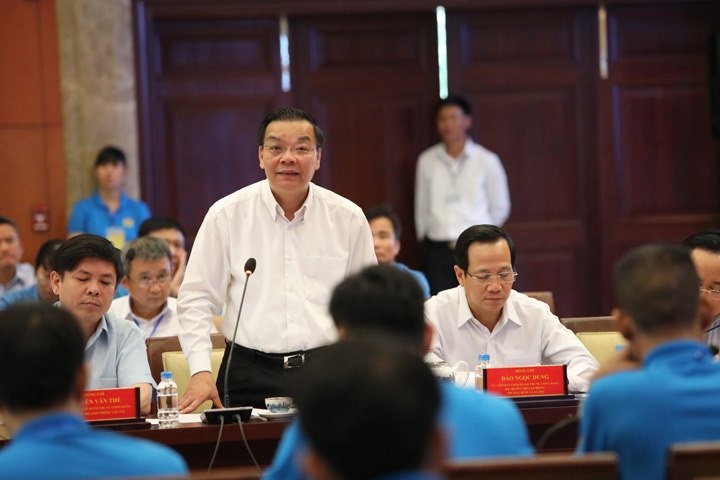 Bộ trưởng Bộ Khoa học Công nghệ Chu Ngọc Anh phát biểu. Ảnh: Trường Sơn