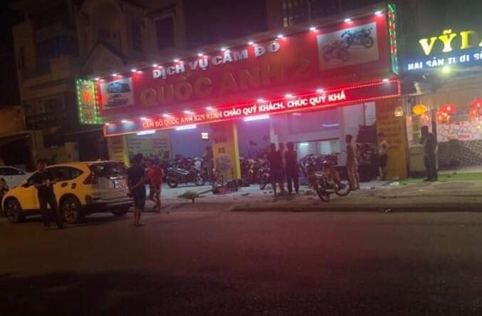 Tiệm cầm đồ Quốc Anh 2 - nơi xảy ra vụ việc.