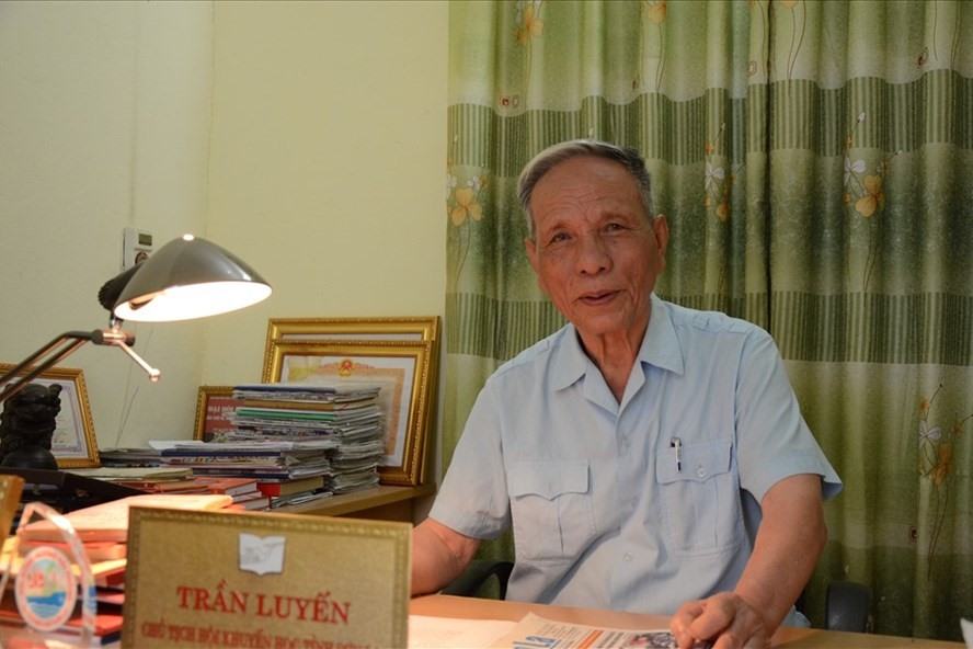 Ông Trần Luyến – Phó Chủ tịch Trung ương Hội Khuyến học Việt Nam, Chủ tịch Hội Khuyến học tỉnh Sơn La. Ảnh: Huyên Nguyễn