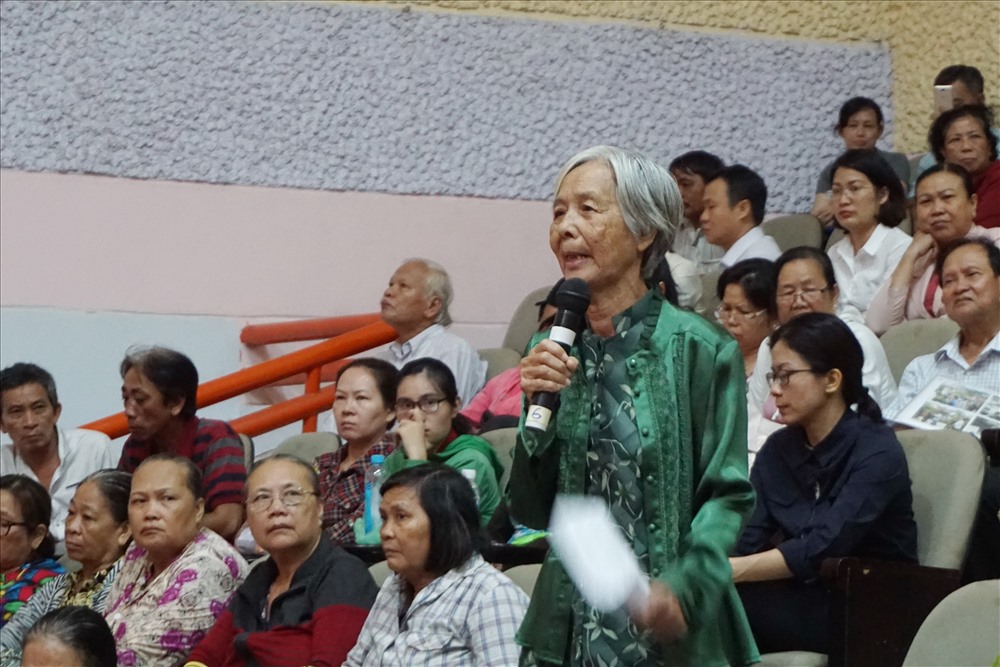 Cử tri Trần Thị Mỹ (phường An Khánh, quận 2).