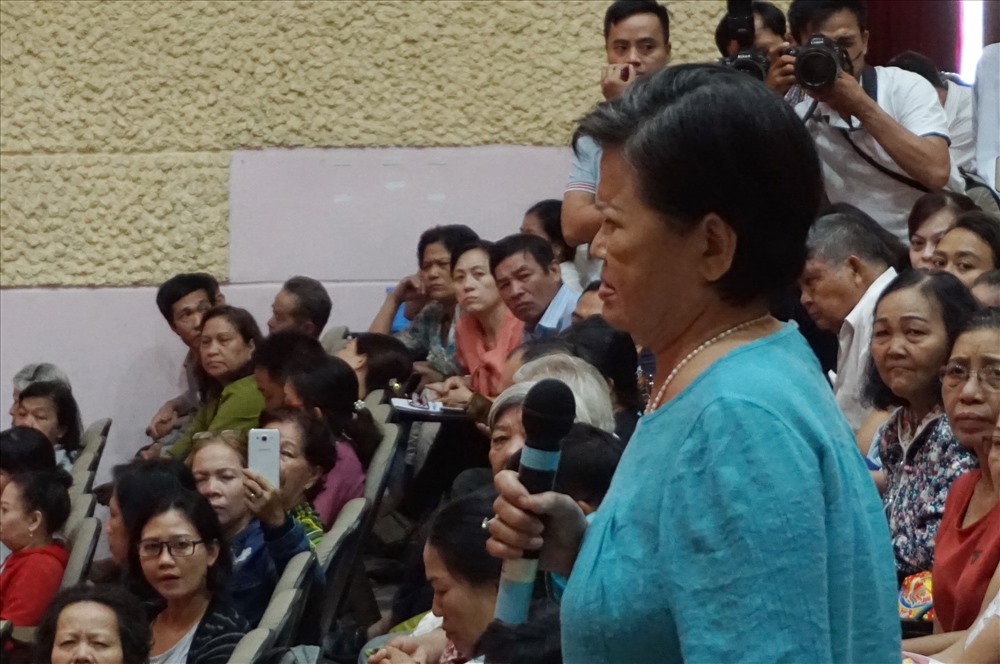 Cử tri Nguyễn Thị Mão (phường An Phú, quận 2).
