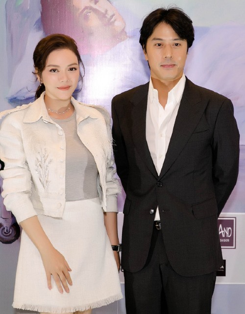 Lý Nhã Kỳ và Han Jae Suk.