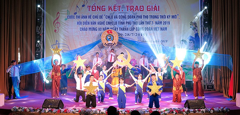 Một số tiết mục được biểu diễn tại hội thi. Ảnh: H.T