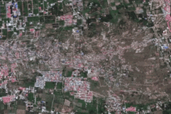 Thảm họa động đất - sóng thần Indonesia: Cảnh làng mạc bị xóa sổ nhìn từ vệ tinh