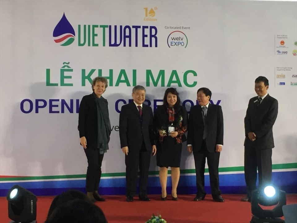 Hình ảnh tại Vietwater 2018, tại TP HCM. Ảnh: P.K Hình ảnh tại Vietwater 2018, tại TP HCM. Ảnh: P.K