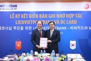 LienVietPostBank và BC Card ký biên bản ghi nhớ hợp tác LienVietPostBank và BC Card ký biên bản ghi nhớ hợp tác
