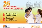 SHB tặng thêm lãi suất 0,2%/năm cho khách mở sổ tiết kiệm Tình yêu cho con SHB tặng thêm lãi suất 0,2%/năm cho khách mở sổ tiết kiệm Tình yêu cho con