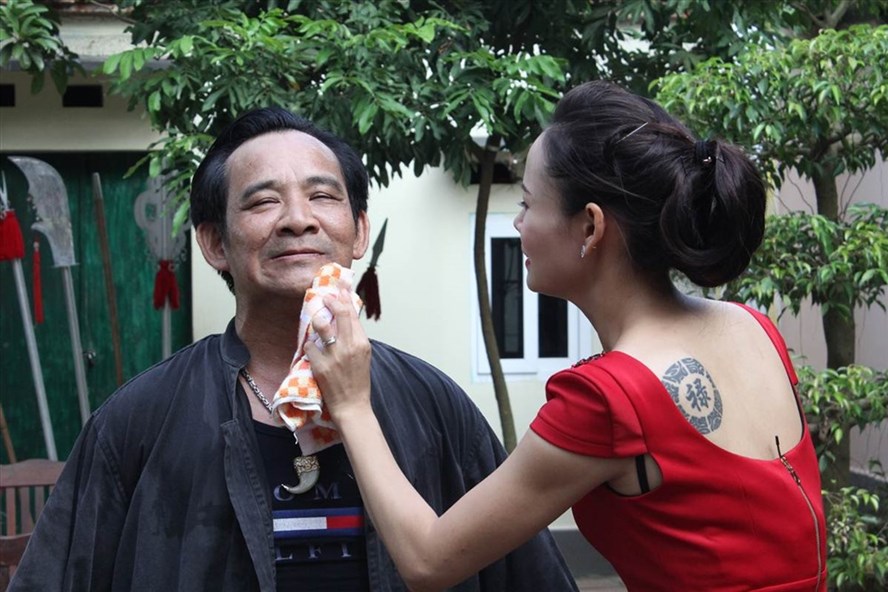 Diễn viên Quang Tèo trong phim "Ván cờ vồ 2".
