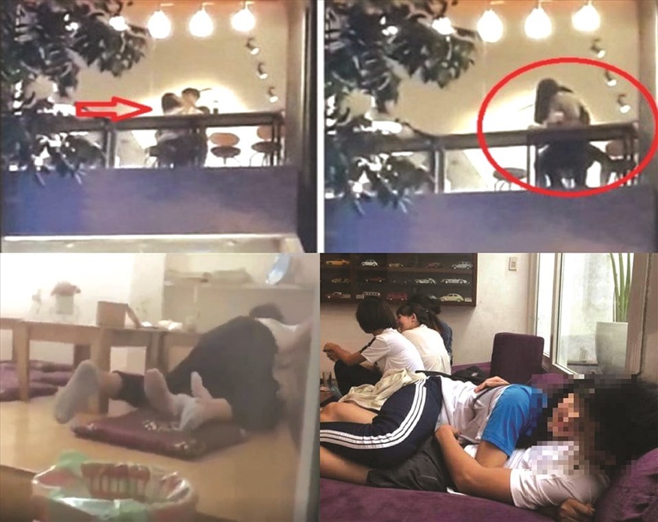 Xuất hiện ngày càng nhiều hành vi thể hiện tình cảm quá trớn nơi công cộng. Ảnh: TL Xuất hiện ngày càng nhiều hành vi thể hiện tình cảm quá trớn nơi công cộng. Ảnh: TL