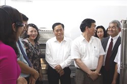 Bếp ăn mẫu bán trú tại Lạng Sơn thu hút các trường tham quan
