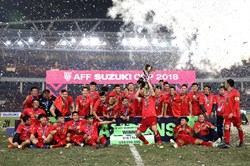 Infographic: Hành trình chinh phục cúp vàng AFF Cup của ĐT Việt Nam