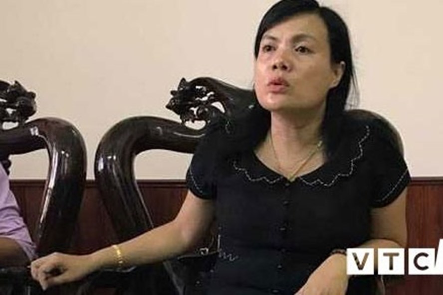 Bà Há» Thá» Lá» Hà lúc Äang là m Bà thư Huyá»n á»§y Hưá»ng Hóa - Quảng Trá». Ảnh: VTC New