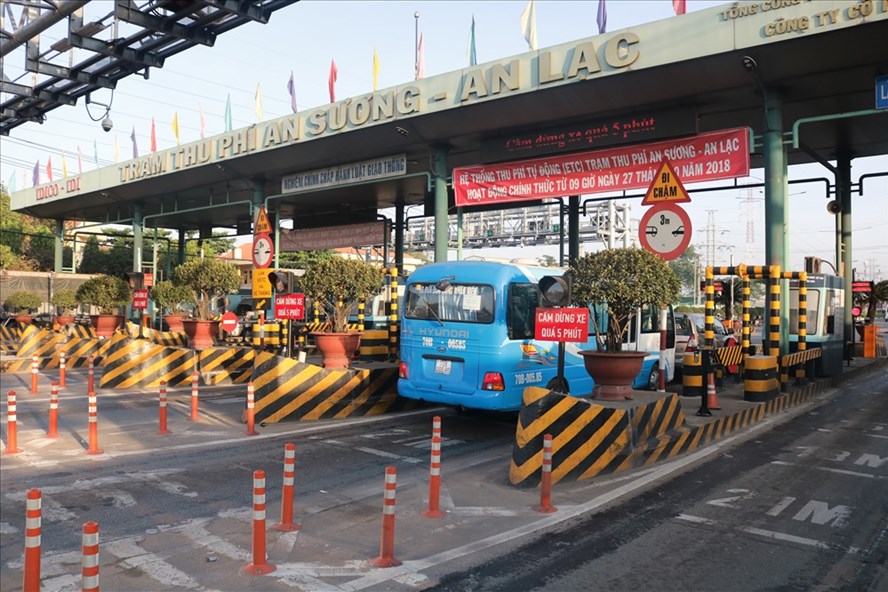 BOT An Sương - An Lạc đã trở lại thu phí bình thường sau khi xả trạm.