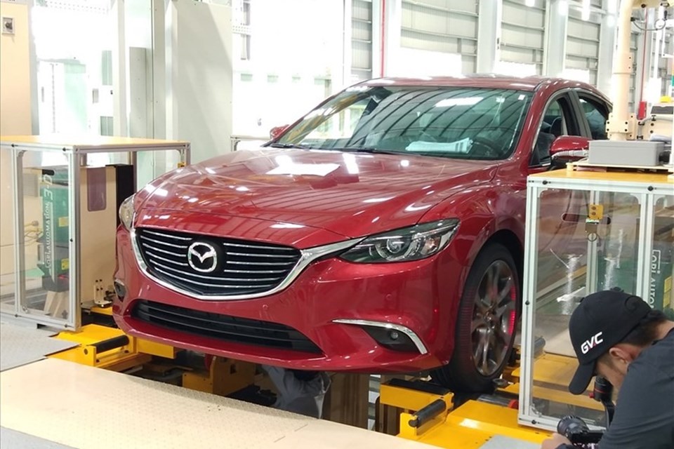 Xe Mazda CX-5 mới ra lò tại nhà máy Thaco Mazda. Xe Mazda CX-5 mới ra lò tại nhà máy Thaco Mazda.