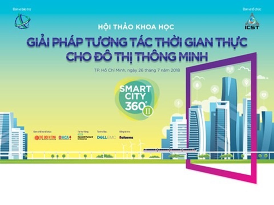 Hội thảo khoa học “Giải pháp tương tác thời gian thực cho đô thị thông minh” Hội thảo khoa học “Giải pháp tương tác thời gian thực cho đô thị thông minh”