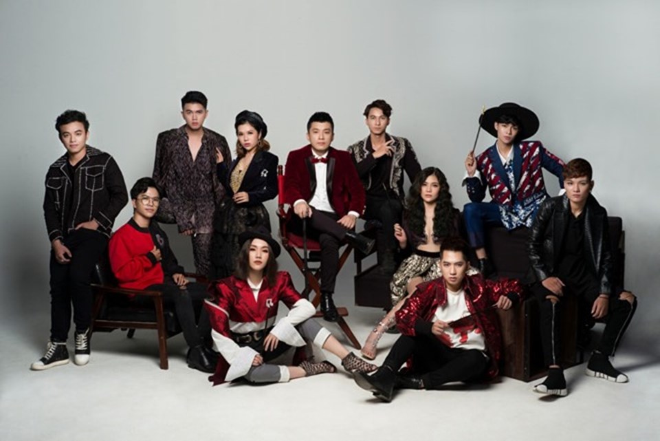Lam Trường và các học trò trong "The Voice". Ảnh: T. L. Lam Trường và các học trò trong "The Voice". Ảnh: T. L.