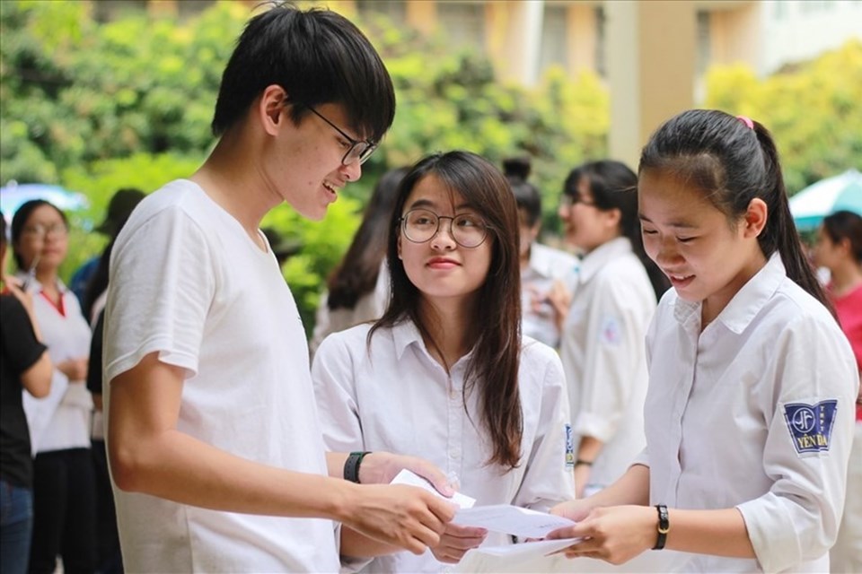 Học sinh thi vào lớp 10. Ảnh: Trần Vương Học sinh thi vào lớp 10. Ảnh: Trần Vương