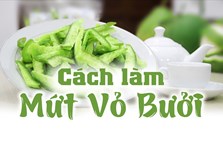 10 món mứt siêu ngon không thể thiếu mỗi dịp Tết: Mứt vỏ bưởi (P2)