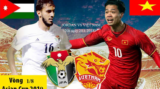 Thông tin chi tiết trận Việt Nam vs Jordan lúc 18h tối nay