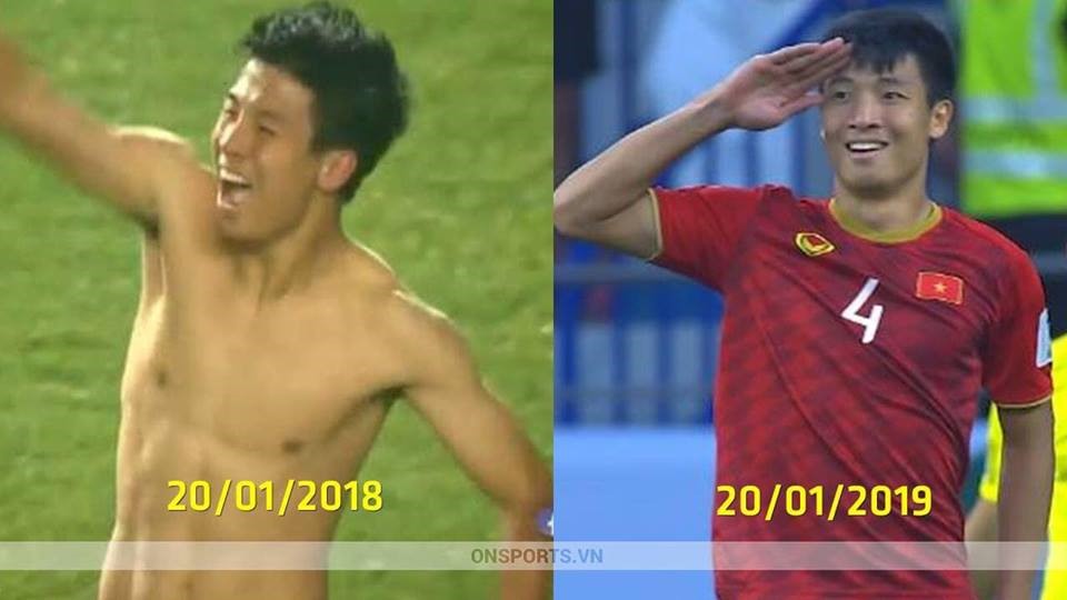 Trung vá» BÃ¹i Tiáº¿n DÅ©ng, hÃ¬nh áº£nh 1 nÄm trÆ°á»c vÃ  cÃº chá»t luÃ¢n lÆ°u tá»i ngÃ y 20.1 trong tráº­n gáº·p tuyá»n Jordan giáº£i Asian cup 2019. 