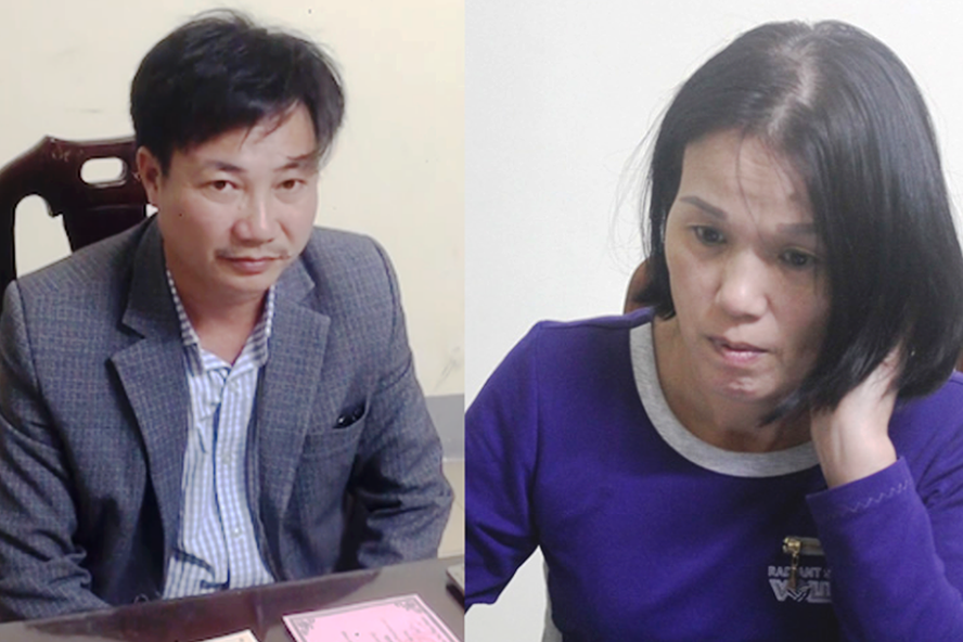 Hai Äá»i tượng trá»±c tiếp sản xuất bằng giả.